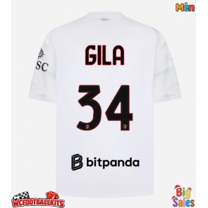 AC Milan Mario Gila #34 Replica Away Stadium Shirt 2026-27 Short Sleeve